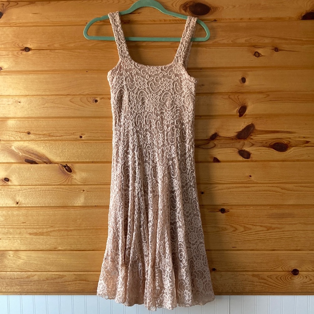 Lace Midi Dress NWT